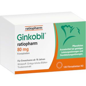 GINKOBIL-ratiopharm 80 mg Filmtabletten